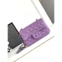 Chanel AS1116 24C Mini Flap Bag 20cm A69900 Tweed Purple
