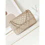 Chanel AS4661 Flap Bag CF Airport Calfskin & Gold Tone Metal