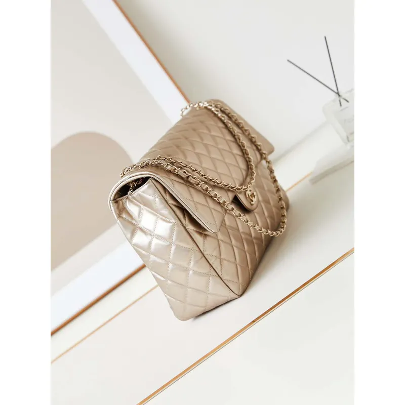 Chanel AS4661 Flap Bag CF Airport Calfskin & Gold Tone Metal