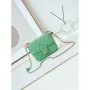 Chanel AS3782 MINI Flap Bag 23P Enamel Gold Tone Metal 16cm Green
