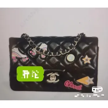 Chanel 24C AS1116 Small Flap bag Lambskin A69900 Black