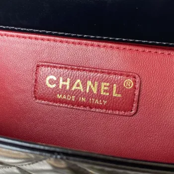 Chanel AS2649 Woc Wallet on Chain with Gold Charm Small Vintage Calfskin Bag Black