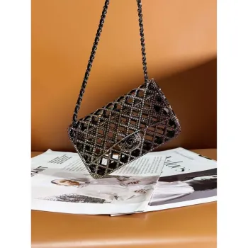 Chanel 24c collector series evening bag Swarovski rhinestones A88809