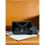 Chanel AS4646 MINI FLAP BAG & STAR COIN PURSE Mirror Calfskin  Metallic Calfskin & Gold Tone Metal Black