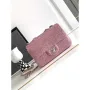 Chanel 20cm Flap Handbag Rhinestones 23S CF Limited Edition Pink