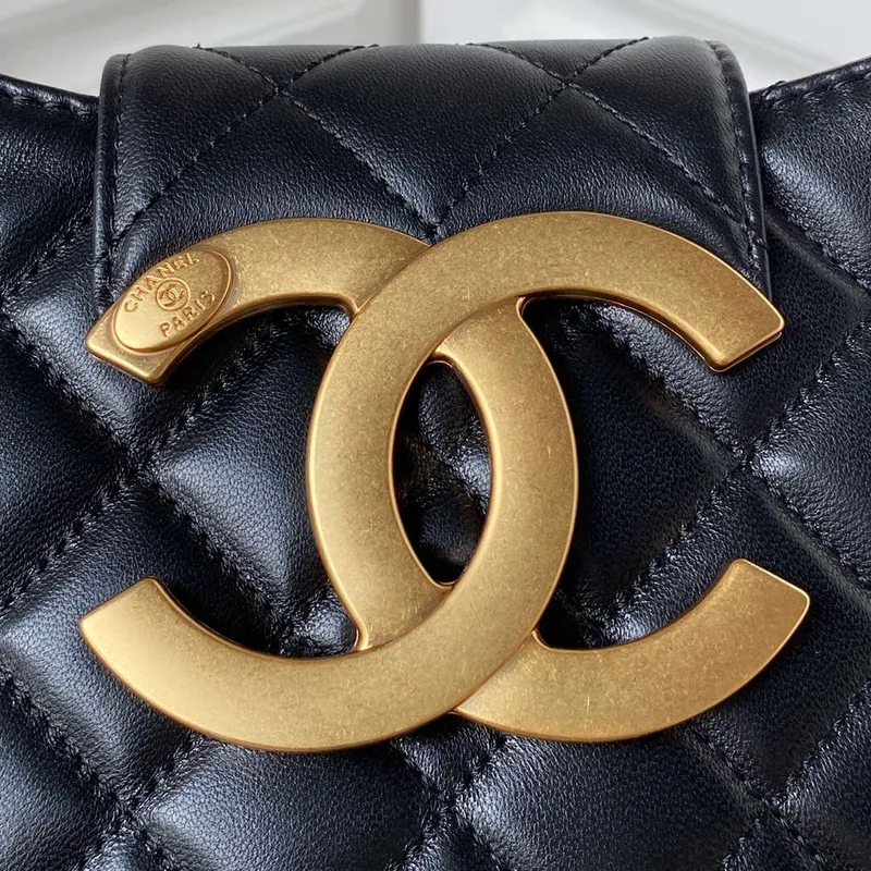 Chanel AS4610 Messenger bag Lambskin Black