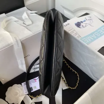 Chanel AS4610 Messenger bag Lambskin Black