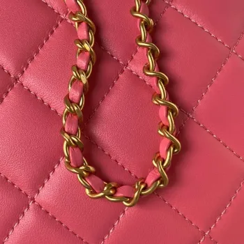 Chanel AS4610 Messenger bag Lambskin Red