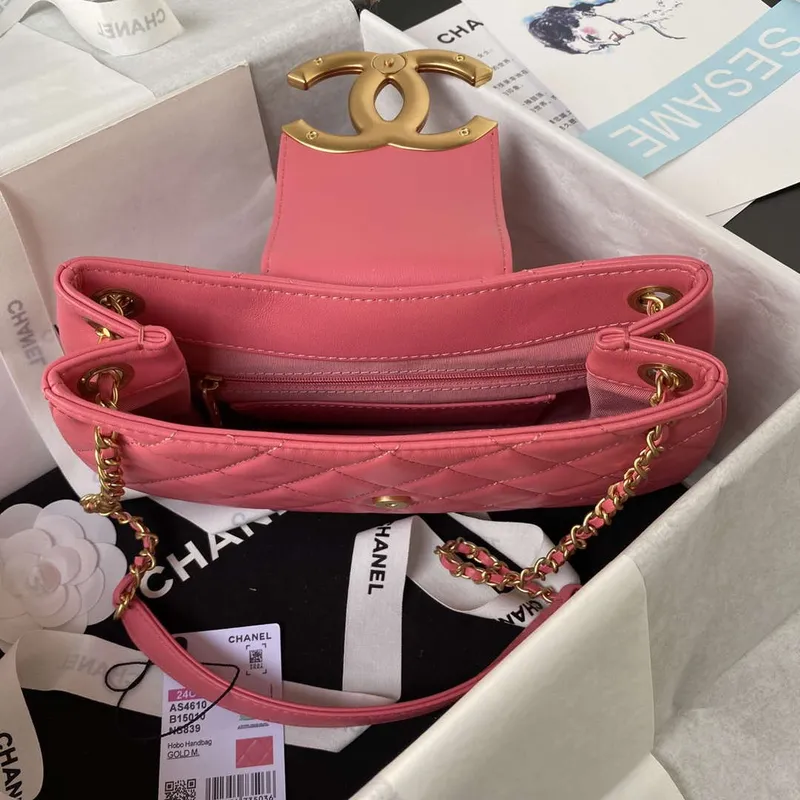 Chanel AS4610 Messenger bag Lambskin Red