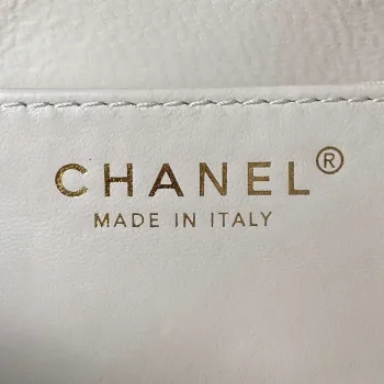 Chanel AS4609 Small Messenger bag Lambskin White