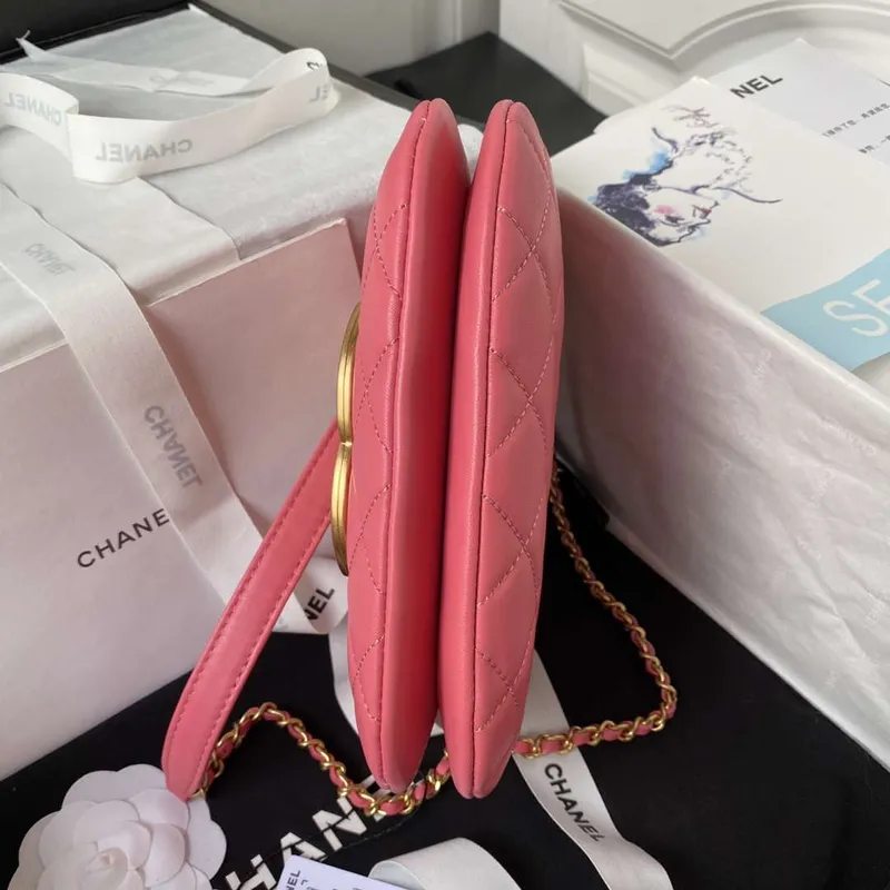 Chanel AS4609 Small Messenger bag Lambskin Red