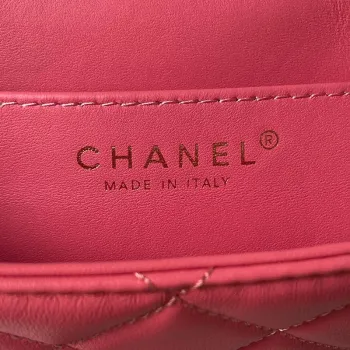 Chanel AS4609 Small Messenger bag Lambskin Red