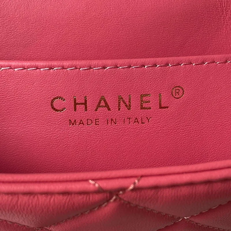 Chanel AS4609 Small Messenger bag Lambskin Red