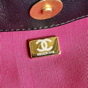 Chanel AS2120 small Shopping Bag Lambskin Black