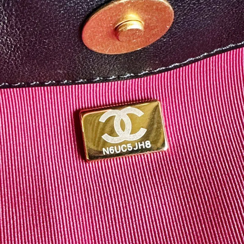 Chanel AS2120 small Shopping Bag Lambskin Black