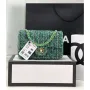 Chanel AS1116 Small Flap bag Woolen A69900 Green