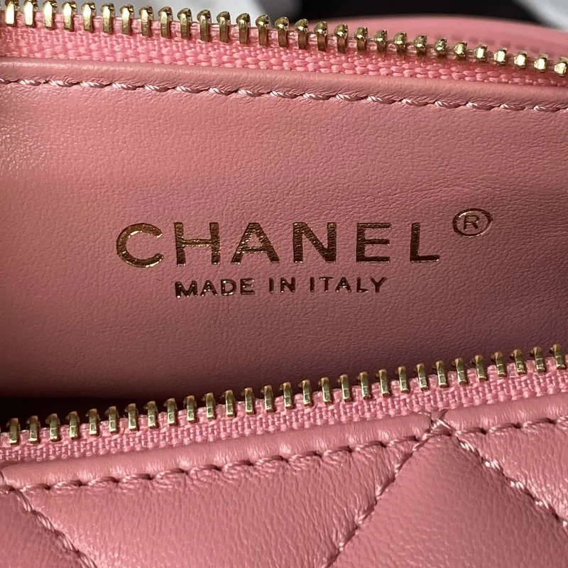 Chanel AS4201 Bag With Top Handle Calfskin Pink