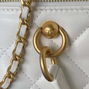 Chanel AS4201 Bag With Top Handle Calfskin White