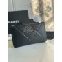 Chanel AP1059 Pouche Lambskin bag Wallet Card Holder Black
