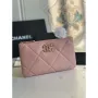 Chanel AP1059 Pouche Lambskin bag Wallet Card Holder Pink