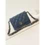 Chanel AS4423 Flap Lambskin bag Blue