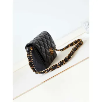 Chanel AS4423 Flap Lambskin bag Black