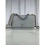 Chanel AP3267 19 Wallet on Chain Woc Shiny Lambskin Gray