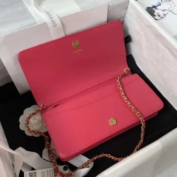 Chanel AP3363 Flap Baguette Bag Lambskin Red