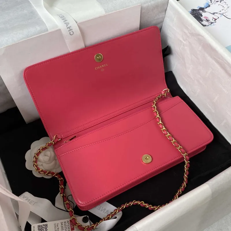 Chanel AP3363 Flap Baguette Bag Lambskin Red