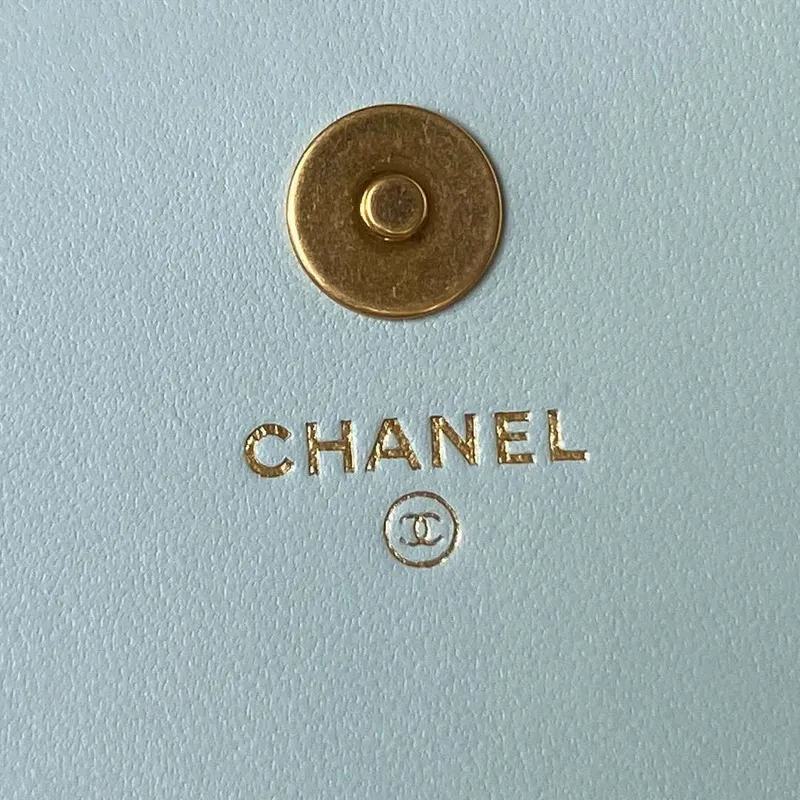 Chanel AP3363 Flap Baguette Bag Lambskin Blue
