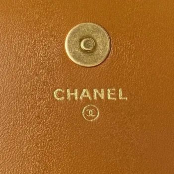Chanel AP3363 Flap Baguette Bag Lambskin Brown