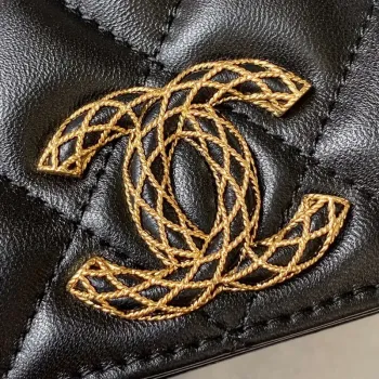 Chanel AP3363 Flap Baguette Bag Lambskin Black