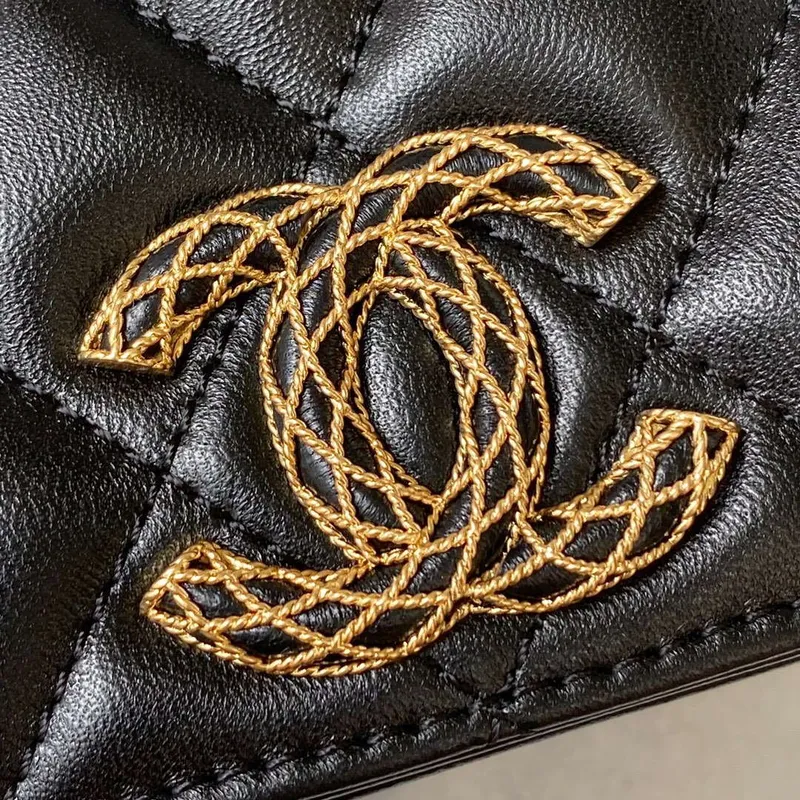 Chanel AP3363 Flap Baguette Bag Lambskin Black