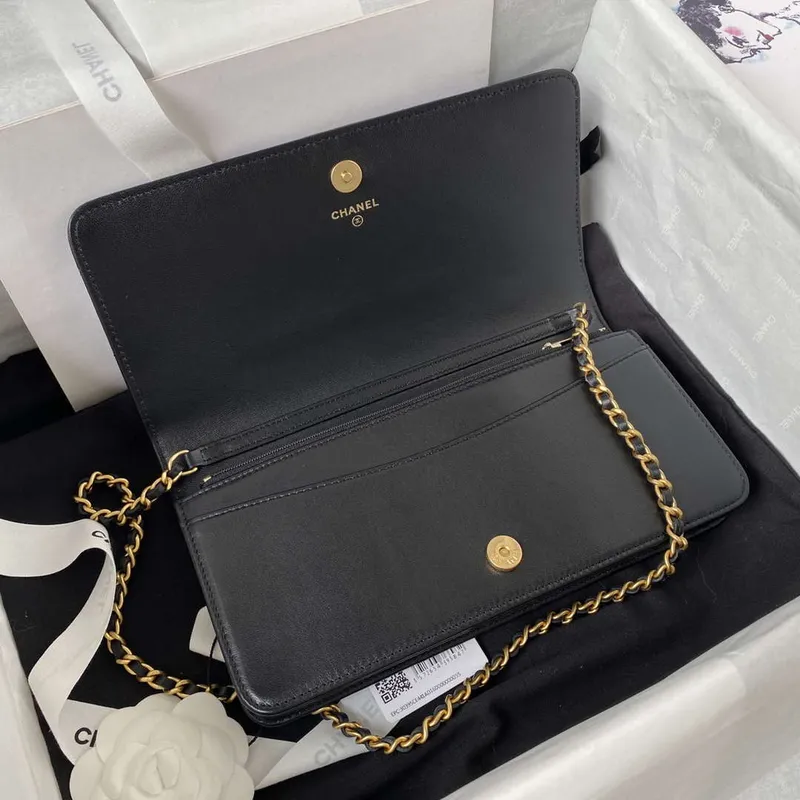 Chanel AP3363 Flap Baguette Bag Lambskin Black