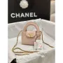 Chanel AP3435 Shiny aged calfskin & gold tone metal Pink
