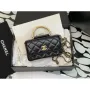 Chanel AP3484 CLUTCH WITH CHAIN Shiny Lambskin & Gold Tone Metal