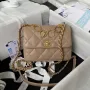 Chanel AS4274 Mini Flap Crossbody Bag Lambskin Apricot