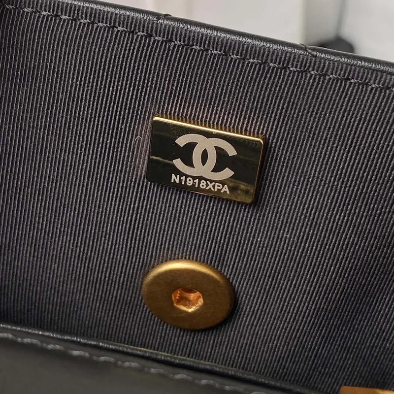 Chanel AS4274 Mini Flap Crossbody Bag Lambskin Black