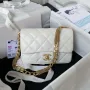 Chanel AS4231 Small Flap Bag Lambskin White