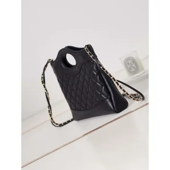 Chanel 31 mini Shopping Chain Lambskin leather AS4133 Bag Black