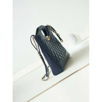 Chanel 31 mini Shopping Chain Lambskin leather AS4133 Bag Navy Blue