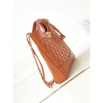 Chanel 31 mini Shopping Chain Lambskin leather AS4133 Bag Brown