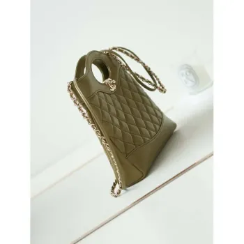 Chanel 31 mini Shopping Chain Lambskin leather AS4133 Bag Green