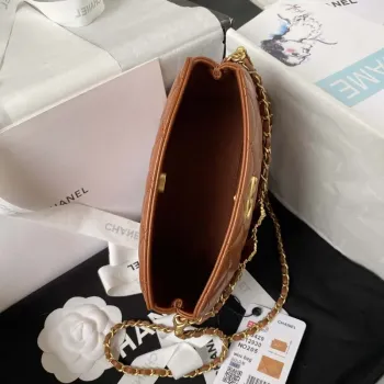 Chanel AS3429 Lambskin Bag Brown