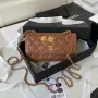 Chanel AP3426 Woc Mini Flap Bag Lambskin 17cm Brown