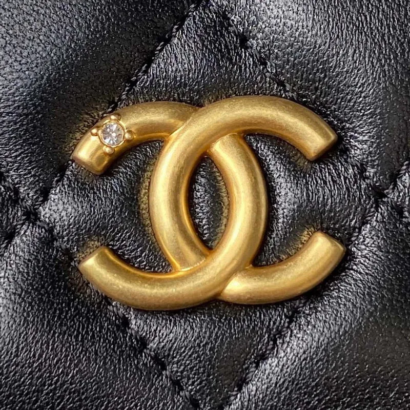Chanel AP3426 Woc Mini Flap Bag Lambskin 17cm Black