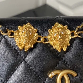 Chanel AP3426 Woc Mini Flap Bag Lambskin 17cm Black