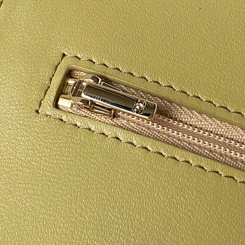 Chanel AP3424 Woc Mini Flap Bag Lambskin Lemon Yellow