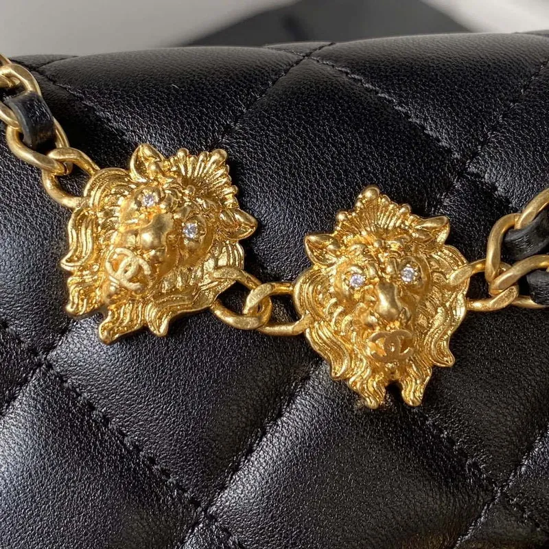 Chanel AP3424 Woc Mini Flap Bag Lambskin Black