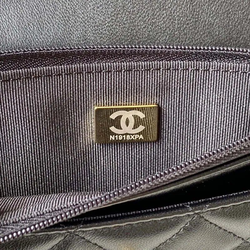 Chanel AP3424 Woc Mini Flap Bag Lambskin Black